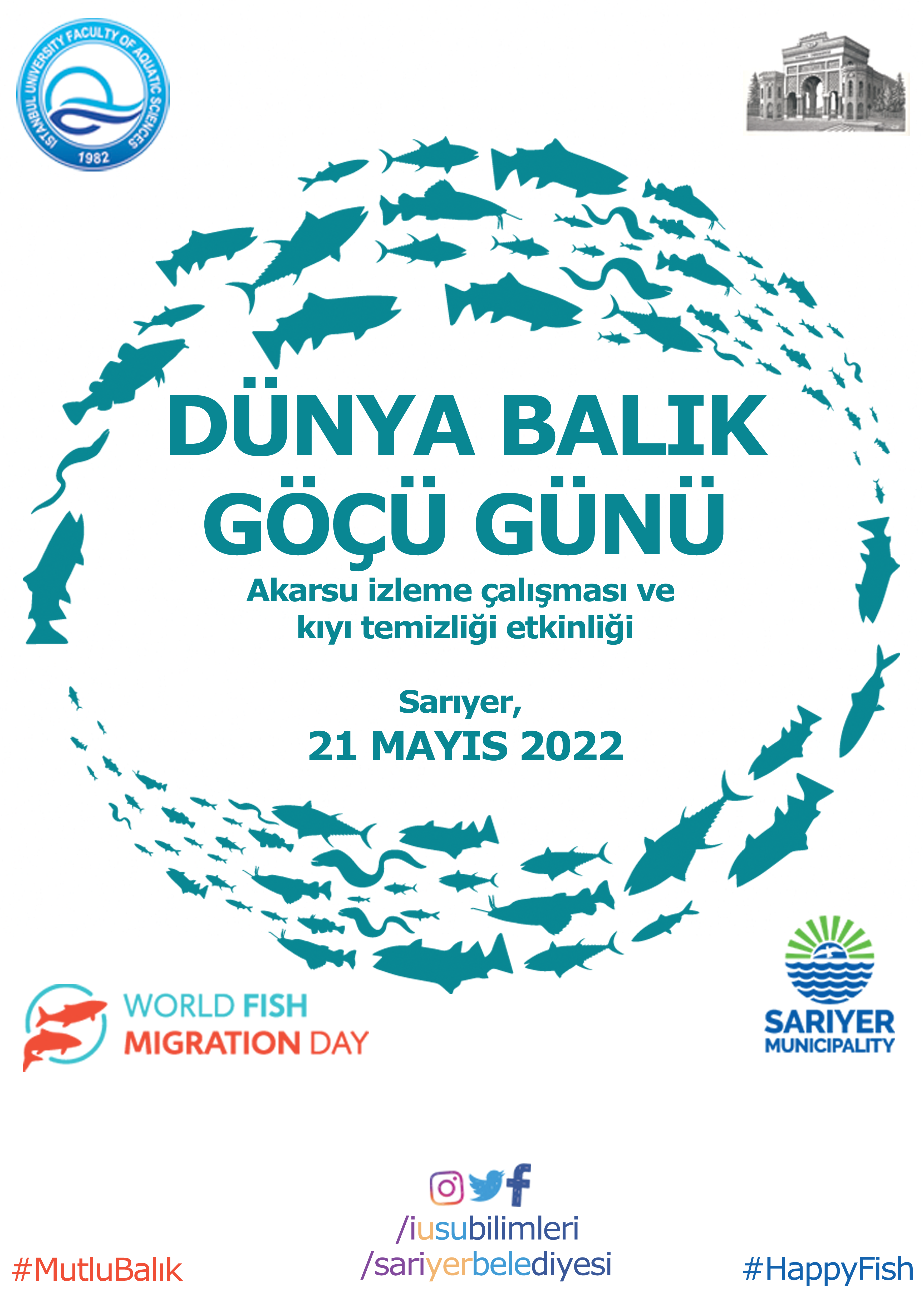 Istanbul University Faculty of Aquatic Sciences and Sariyer Municipality celebrating WFMD!