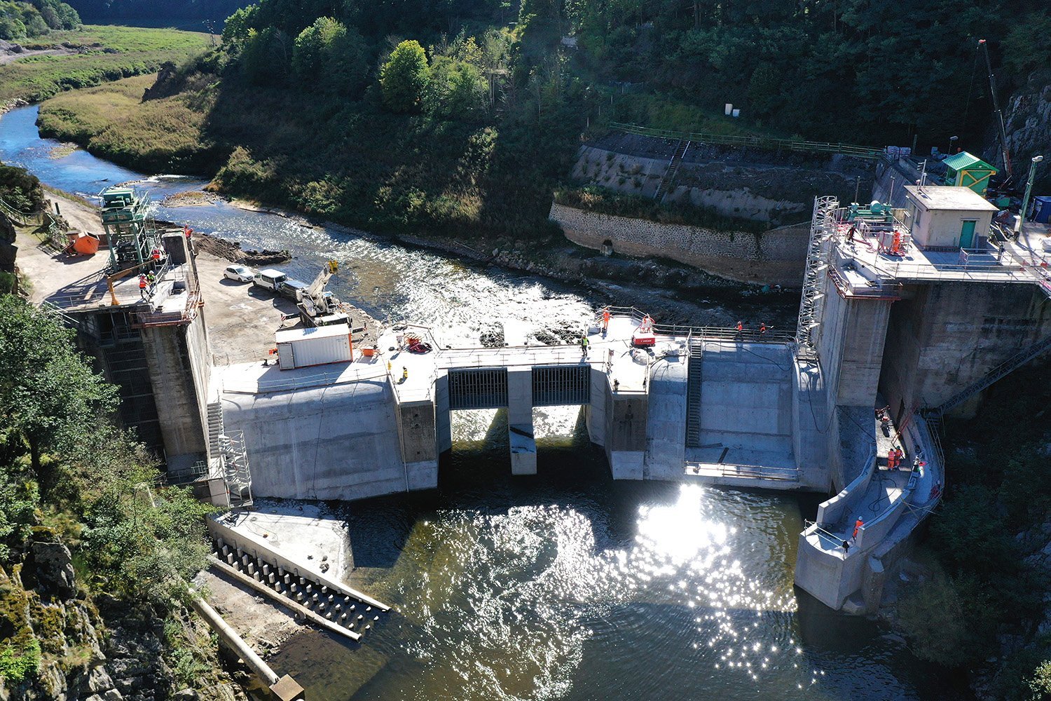 Visit of the “New Poutès” hydroelectric dam, exemplary for its ecological refurbishment for salmon migration!