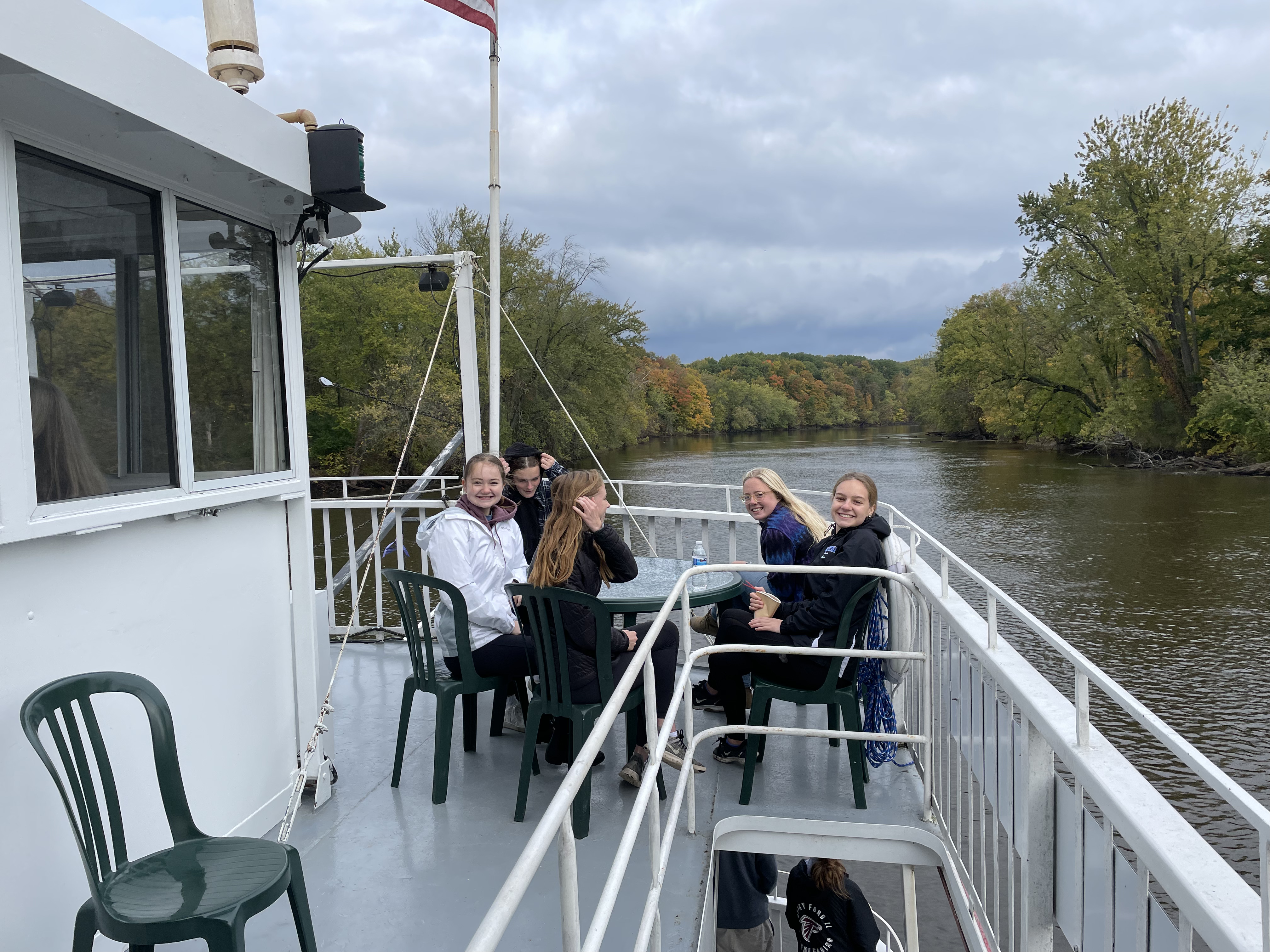River boat tour: history and science of the Lower Grand River, MI.