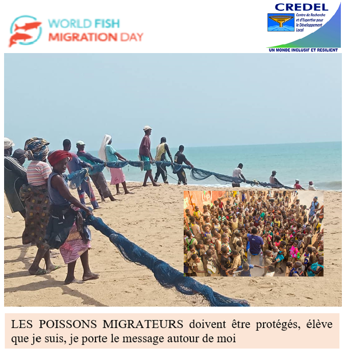 Campagne de sensibilisation à l’endroit des élèves des collèges de la commune de Grand Popo (Commune de pêcheurs) sur la protection des poissons migrateurs