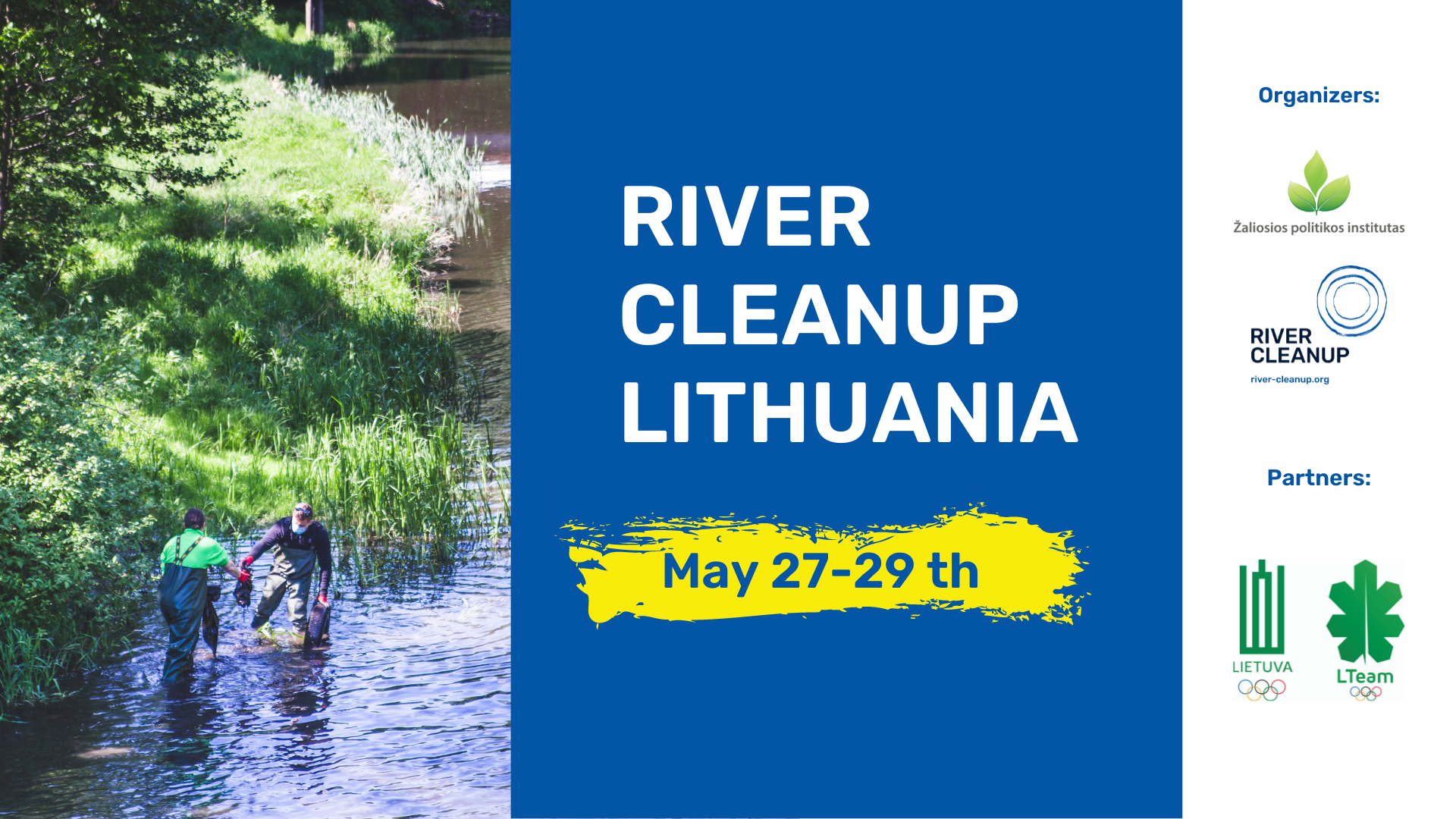 RIVER CLEAN UP LITHUANIA/ NAUJOJI VILNIA