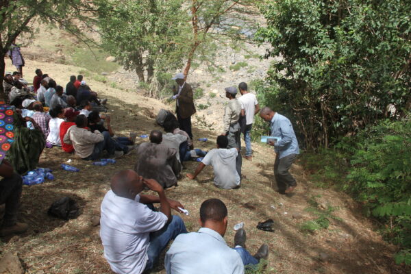 251_Ethiopia_2022©Abebe Getahun(Dr. Minwyelet giving briefings and vote of thanks to participants)