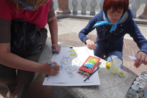 Coloring fish in Birobidzhan