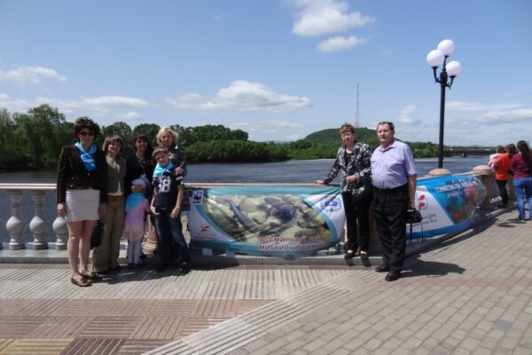 WFMD in central waterfront of Birobidzhan city